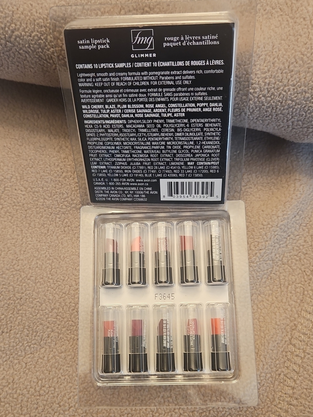 Assorted Satin Lipstick Set - Pink Rose Shades From FMG Avon